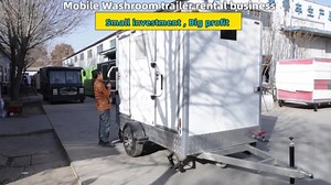 Factory Customizable Portable Mobile Toilet Truck Public Restroom Trailer for Sale High Standard Mobile Toilets