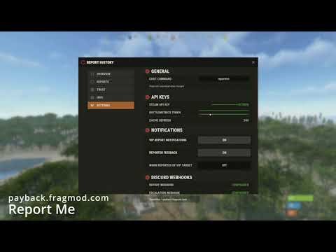 Tommygun's Rust Plugins - Report Me