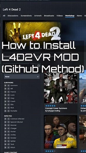 How to Install L4D2 VR | Workshop + GitHub Method