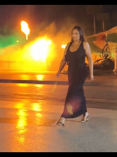 Paloma Elsesser Walking for Coperni SS25 Runway