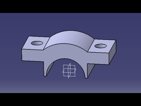 Plummer Block - 2) CAP - Part Design Tutorial For Beginner .