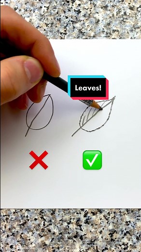 Fun Art Lesson: Drawing Leaves with a Twist!