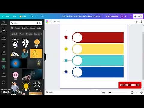 How to create Infographics with Canva for FREE, how to make infographic poster in Canva