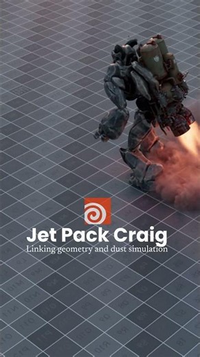 Jet Pack Craig - Watch the tutorial series now! #houdini #fx #sidefx