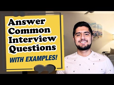 How to Answer Common Residency Interview Questions (with Examples!)