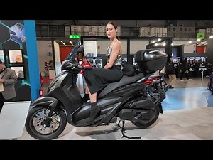 2025 PIAGGIO BeverlyS 400hp-e scooter at Eicma Italy