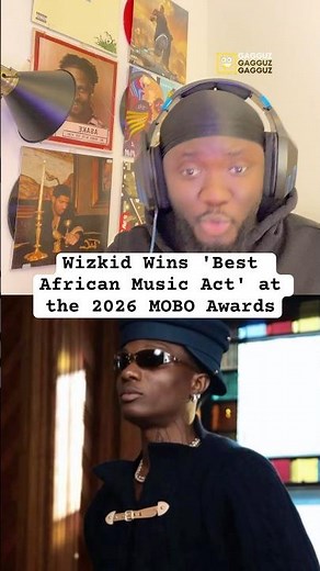 Wizkid Wins 'Best African Music Act' at the 2026 MOBO Awards