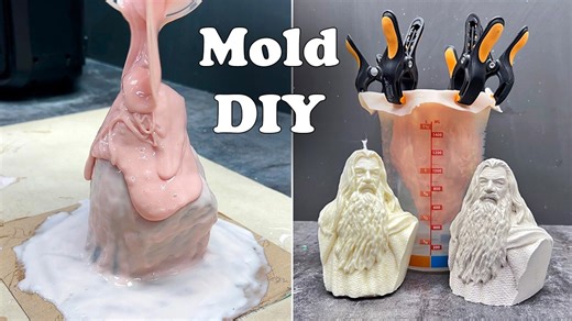 Cheapest method to make silicone molds at home
