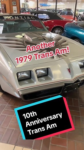 7500 10th anniversary Trans Ams were built for 1979. Many were preserved - here’s a nice one! Definitely one of the special editions! #pontiac #transam #camaro #fbody #1979
