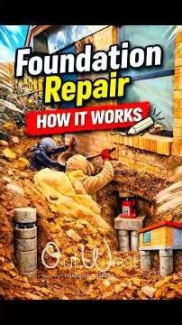How Foundation Repair Really Works 💪 From excavation to lift — no shortcuts. #foundationrepair