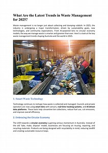 What Are the Latest Trends in Waste Management for 2025? - SlideServe