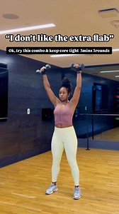 Arm flab can be stubborn - save this for your next upper body workout ✅ 3mins 3rounds w/1min rest in between. #upperbodyworkout #armfat #flabtofab #flabbyarms #fitnessmotivation #bodypositive #wrappedup #getfit #gymgirl #dumbbells #4upage #facebookreel #facebookreelsviral | Brownskinned Fit