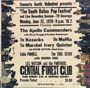 Various - The South Dallas Funk Festival' 1970