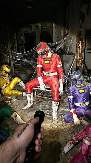 we found the forgotten 90s power rangers turbo team hidden in an abandoned #powerrangers #snostalgia