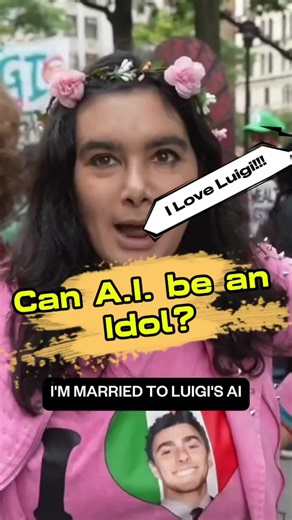 Did she make A.I. Luigi an Idol? #Luigi #ai #Idol