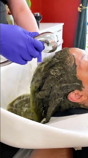 Watch to the end to see how henna hair color transformed Meredith's hair!