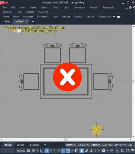 Stop Editing Blocks ❌ Use XCLIP in AutoCAD #AutoCAD #XCLIP #AutoCADTips