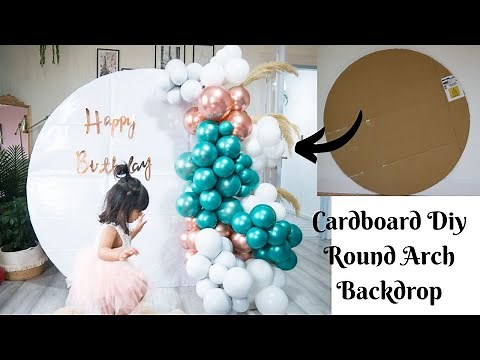 Diy Round Arch Backdrop home birthday Decor