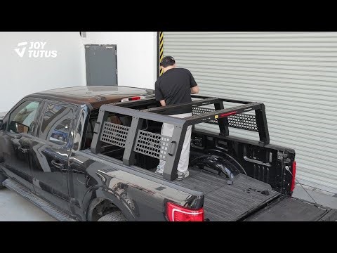 How to Install JOYTUTUS 18.8" High Truck Bed Rack with Brake Light for Full-Size Truck