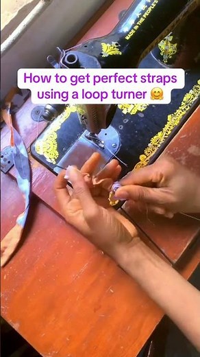 How to turn a strap using a Loop Turner