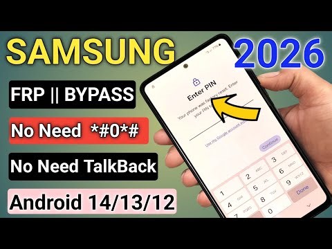 All Samsung Frp Bypass 2026 Android 14-13-12 || No Need PC - No Need *#0*# - No Need TalkBack