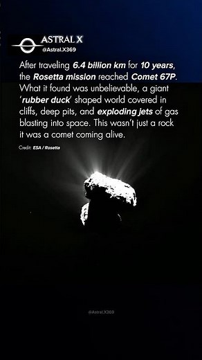 Comet Looks Like a Rubber Duck and It's Real #shorts #space #nasa