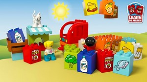 Aidez votre petit à apprendre à identifier des paires avec Mon Premier Camion LEGO® DUPLO® ! Facile à construire et aide à l'apprentissage des jeux d'association et de correspondance ! | LEGO