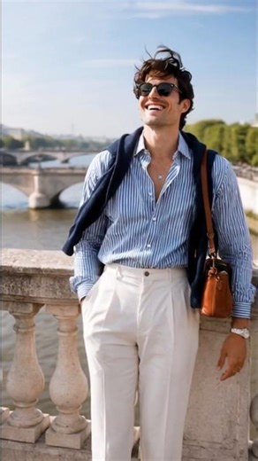 My Man, Effortless Styling With Just One Striped Shirt
