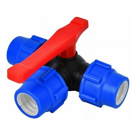 Ergonomic Handle Design Ball Valve, Drainage Connector For Easy Control And Tee Structure To Ensure Smooth Water Flow, Non-scaling And Compatible With New PVC PV Pipes, Water Flow - Walmart.ca