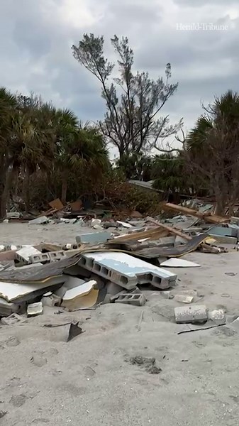 Video shows Manasota Key ravaged by Hurricane Milton in Florida
