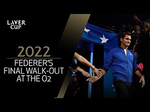 Federer's Final Walk-Out at The O2 | Laver Cup 2022