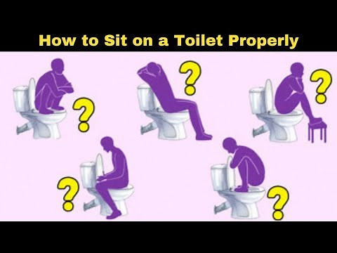 How to Sit on a Toilet Properly | Learn Tricks