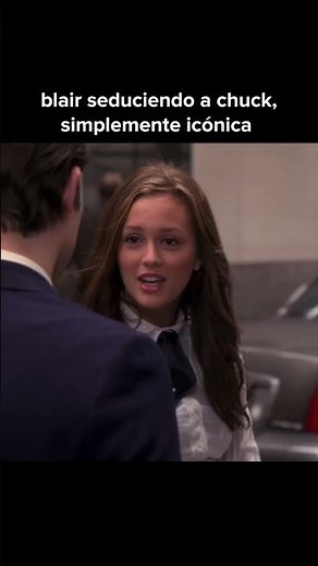 Blair seduciendo a Chuck Bass... simplemente icónica