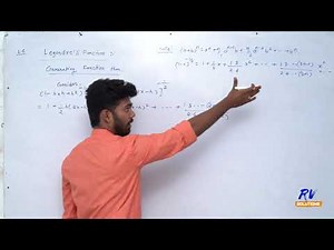 Legendre's Function ( Generating Function Theorem Proof )