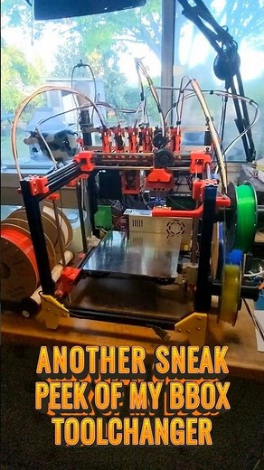 Sneak Peek of my BBox Toolchanger #3dprinter #bbox #toolchanger