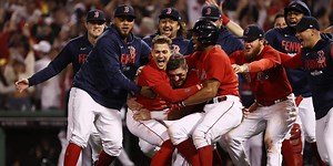 Hernández walks off underdog Sox to ALCS