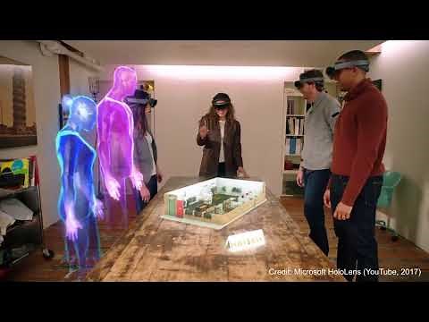 Microsoft Hololens Virtual Reality Headset Overview