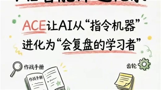 ACE：让AI智能体告别“健忘”，在实践中自我提升