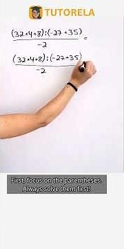 Step-by-Step Guide: Solve Complex Fraction Equations #Math #TheOrderOfOperations