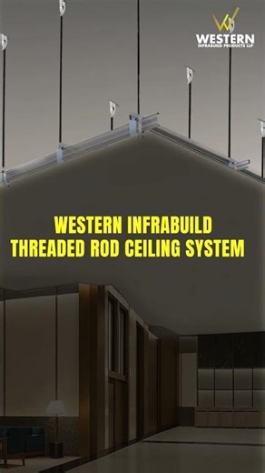 Threded Rod Ceiling System For Commercial Spaces | Western Infrabuild Products