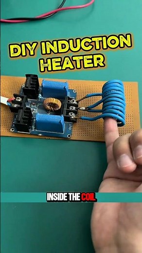 Simple Induction Heating Coil – Easy DIY #inductionheat #inductionheater #inductionheating