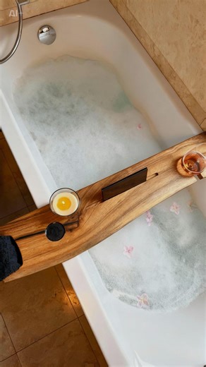 Handcrafted Walnut Wood Bath Caddy, Wine & Candle Holder, Phone or Book Slot - Etsy