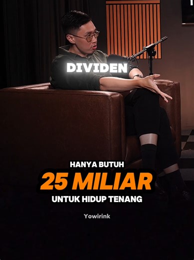Modal 25 Miliar dan Dividen 200 Juta per Bulan