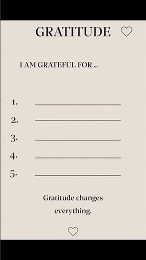 🤍 Daily Gratitude Journal Printable
