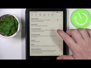 How To Set Up Display Warmth Schedule On Amazon Kindle Paperwh...