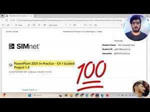 PowerPoint 2021 In Practice - Ch 1 Guided Project 1-2 #Ch 1 Guided Project 1-2 #simnet