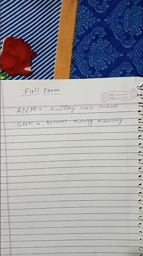 ANM and GNM Full form #full_forms #anm #gnm #medico_gurukul