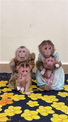 Newborn Baby Monkey Ronaldo&Selena Are Grow Up So Fast...