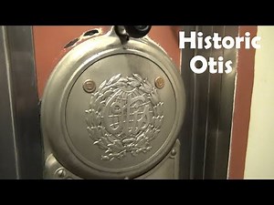 Historic Manual Otis Traction Elevator at the Reno County Courthouse in Hutchinson, KS