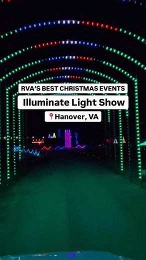 RVA’s Best Christmas Events: Illuminate Light Show & Santa’s Village 📍Hanover, VA The largest drive thru, synchronized Christmas light & music show in Virginia is in RICHMOND!! You can see over 3 MILLION lights over 2 miles 🤯 🗣️ Comment *SHOW* & I’ll send you the link to grab your tickets! 🚨FREE VISIT THIS WEEKEND 🚨 First Responders can visit for *FREE* this weekend: November 21-23, 2025. It’s *FREE* for all military, police, firefighters & EMS! ✨ Illuminate is a nightly event from November